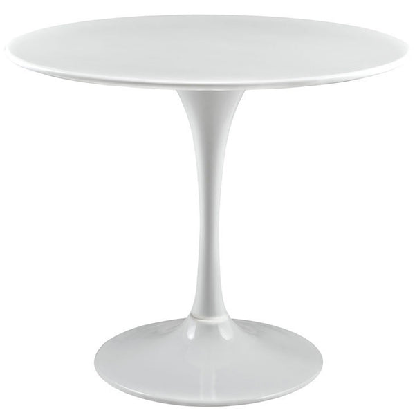 Tulip Style 32" Dining Table - White