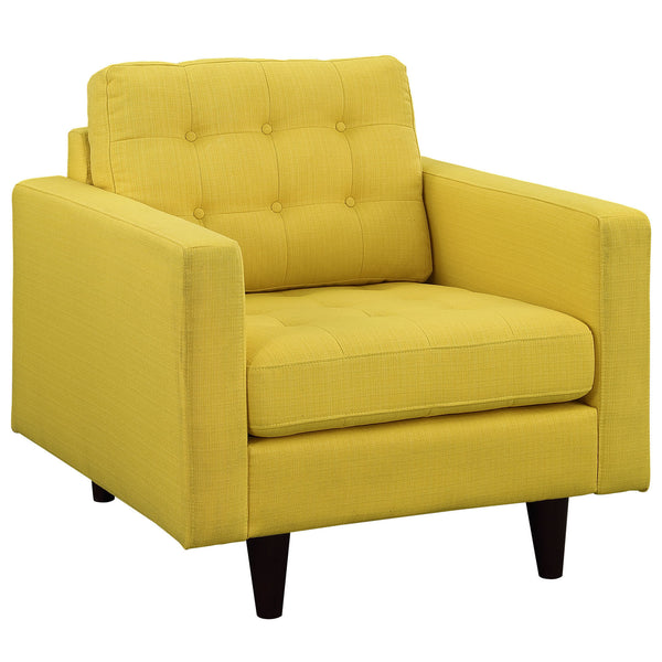 Empress Upholstered Armchair - Sunny