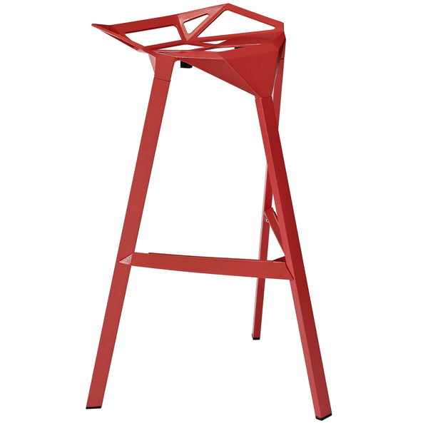 Launch Stacking Bar Stool - Red