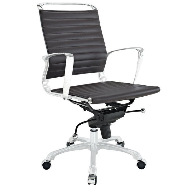 Tempo Mid Back Office Chair - Brown
