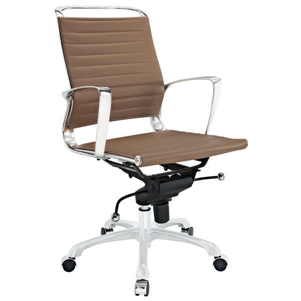 Tempo Mid Back Office Chair - Tan