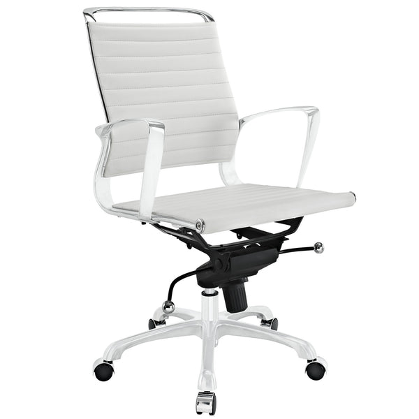 Tempo Mid Back Office Chair - White