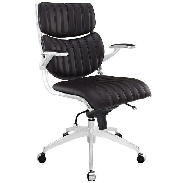 Escape Mid Back Office Chair - Brown