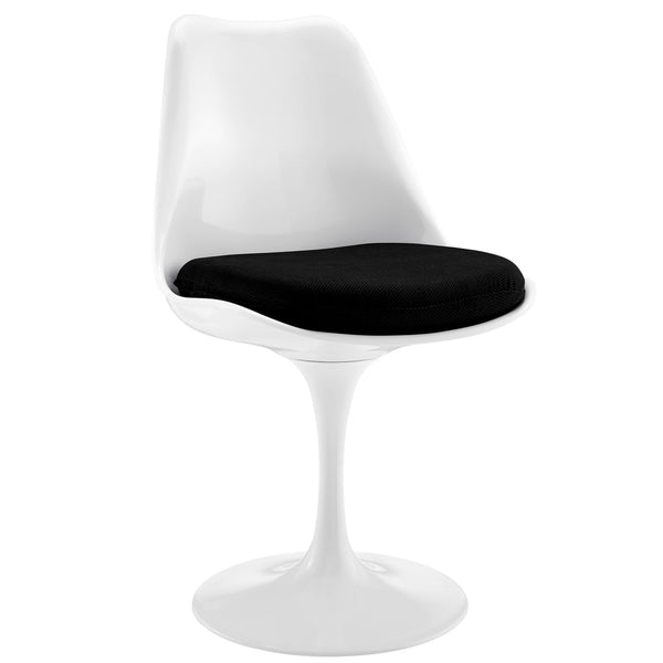 Lippa Dining Fabric Side Chair - Black