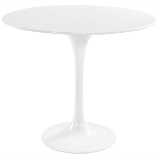 Lippa 36" Fiberglass Dining Table - White