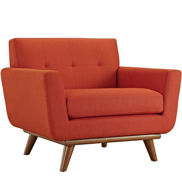Engage Upholstered Armchair - Atomic Red