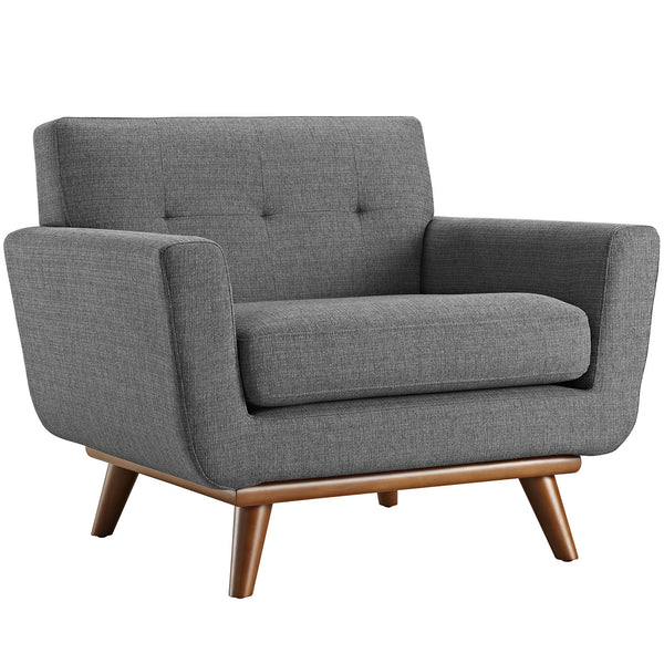 Engage Upholstered Armchair - Gray