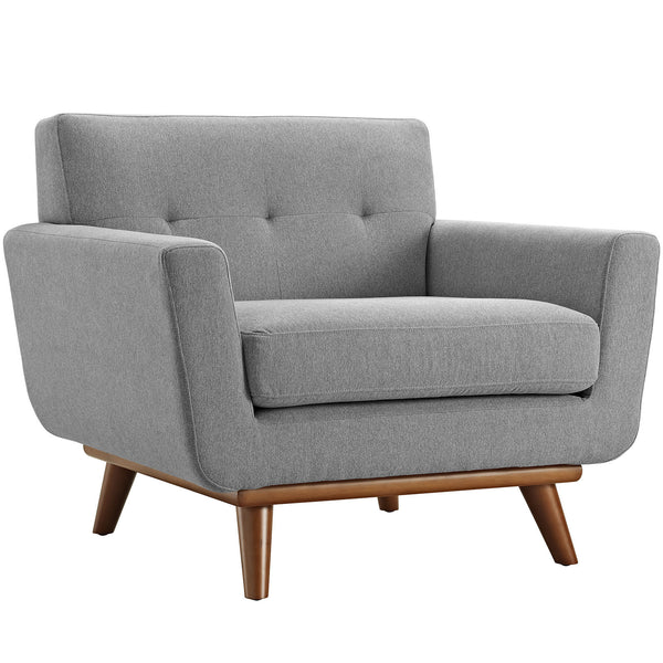 Engage Upholstered Armchair - Expectation Gray