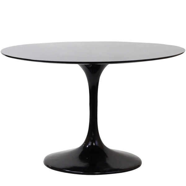 Lippa 40" Fiberglass Dining Table - Black