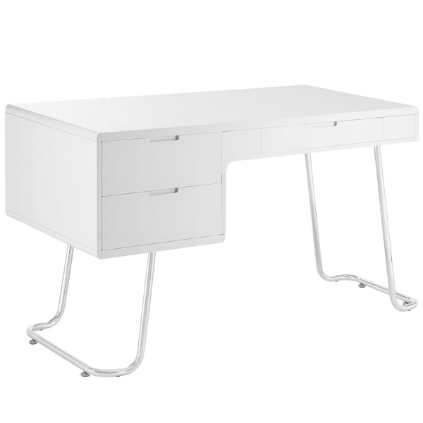 Swag Office Desk - White