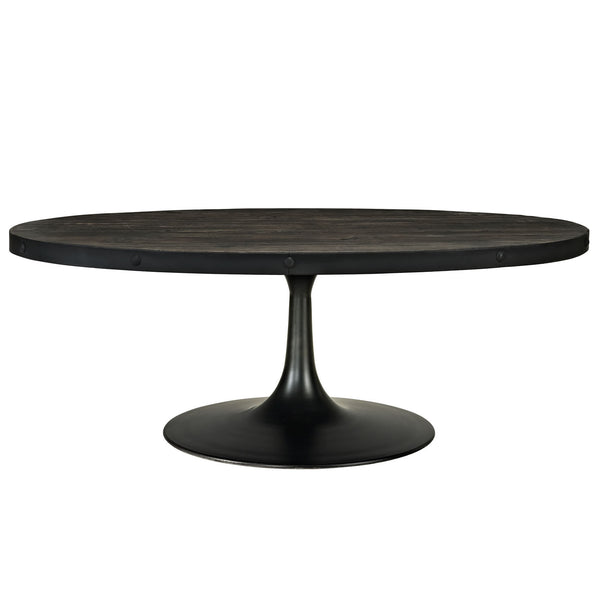 Drive Wood Top Coffee Table - Black
