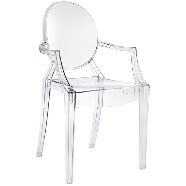 Ghost Style Dining Armchair - Clear