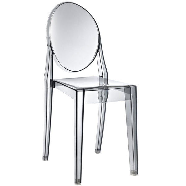Casper Dining Side Chair - Smoked Clear