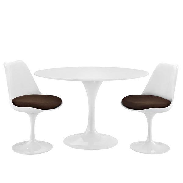 Lippa Dining Side Chair Set of 2 - Brown