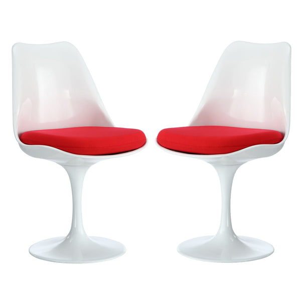 Lippa Dining Side Chair Set of 2 - Red