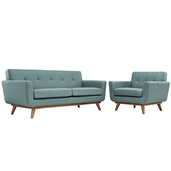 Engage Armchair and Loveseat Set of 2 - Laguna