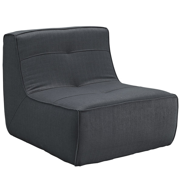 Align Upholstered Armchair - Charcoal