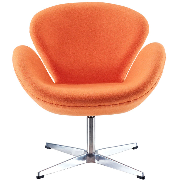 Wing Lounge Chair - Orange