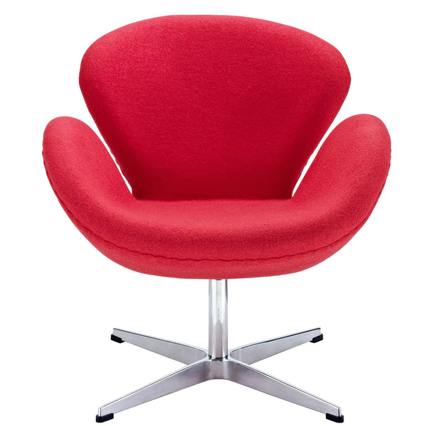 Wing Lounge Chair - Red