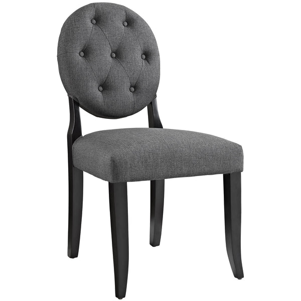 Button Dining Side Chair - Gray