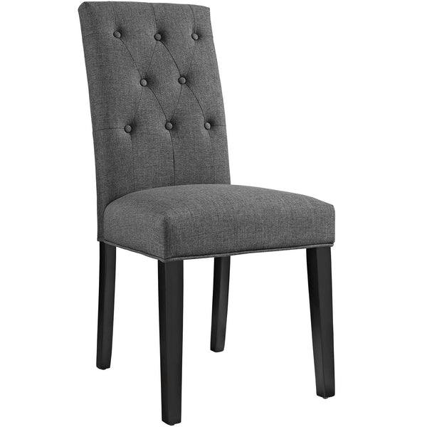 Confer Dining Fabric Side Chair - Gray
