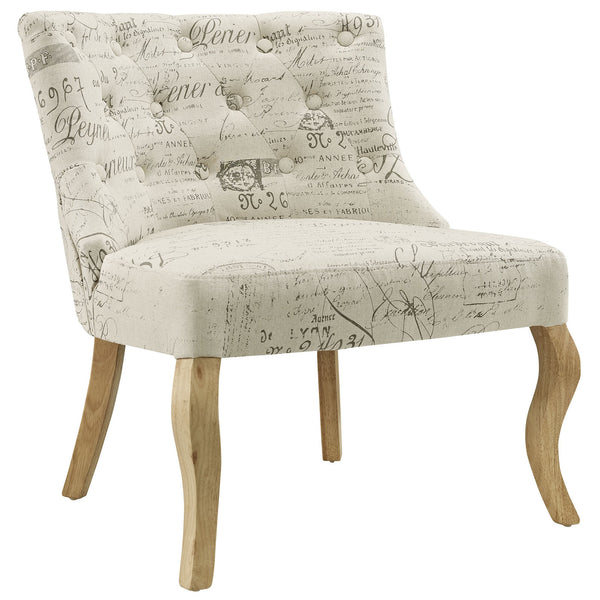 Royal Fabric Armchair - White