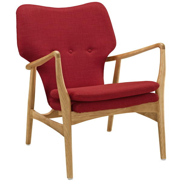 Heed Lounge Chair - Birch Red