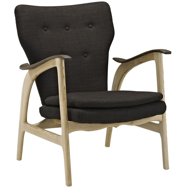 Counsel Lounge Chair - Natural Brown