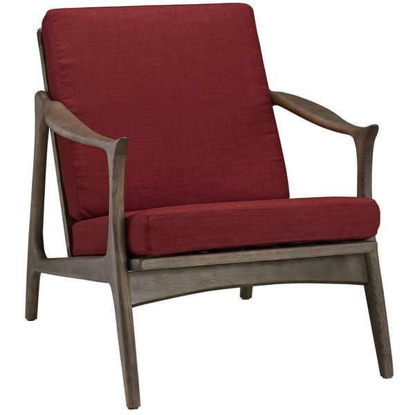 Pace Armchair - Walnut Red
