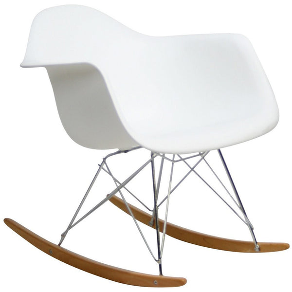 Rocker Lounge Chair - White