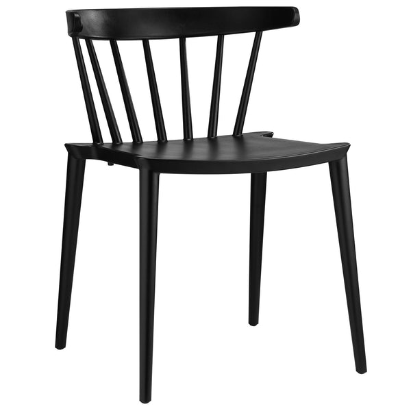 Spindle Dining Side Chair - Black