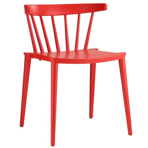 Spindle Dining Side Chair - Red