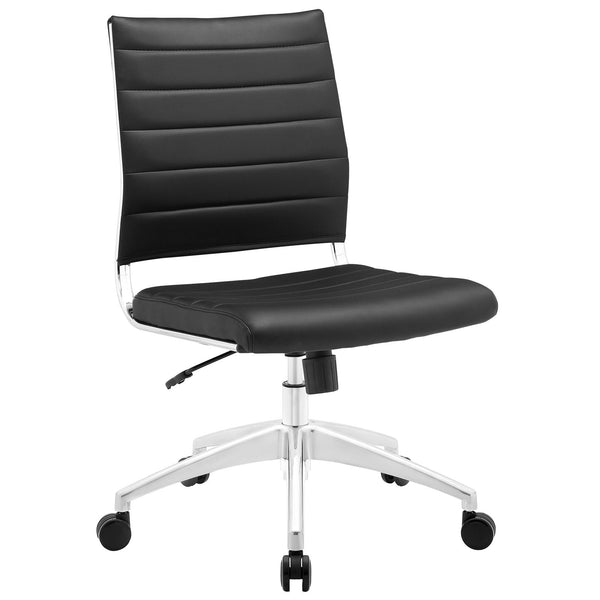 Jive Armless Mid Back Office Chair - Black
