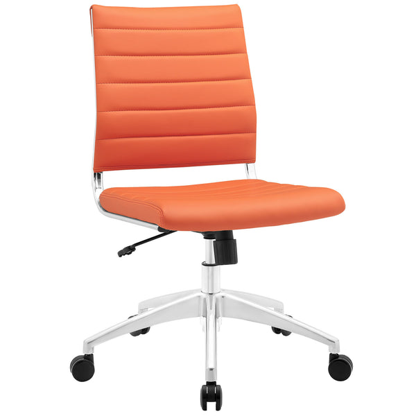Jive Armless Mid Back Office Chair - Orange
