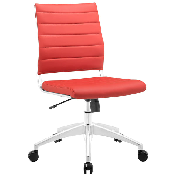 Jive Armless Mid Back Office Chair - Red