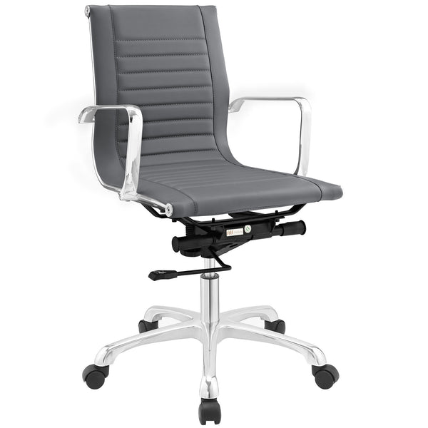 Runway Mid Back Office Chair - Gray