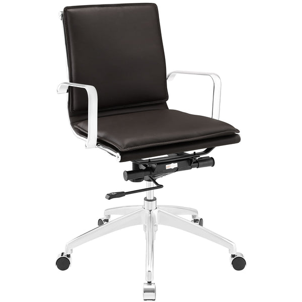 Sage Mid Back Office Chair - Brown