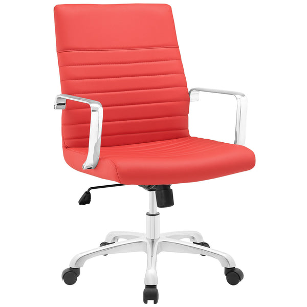 Finesse Mid Back Office Chair - Red