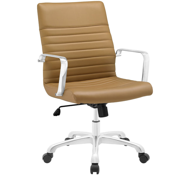Finesse Mid Back Office Chair - Tan