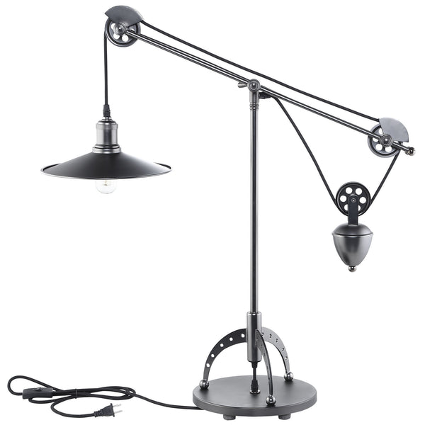 Credence Metal Table Lamp - Silver
