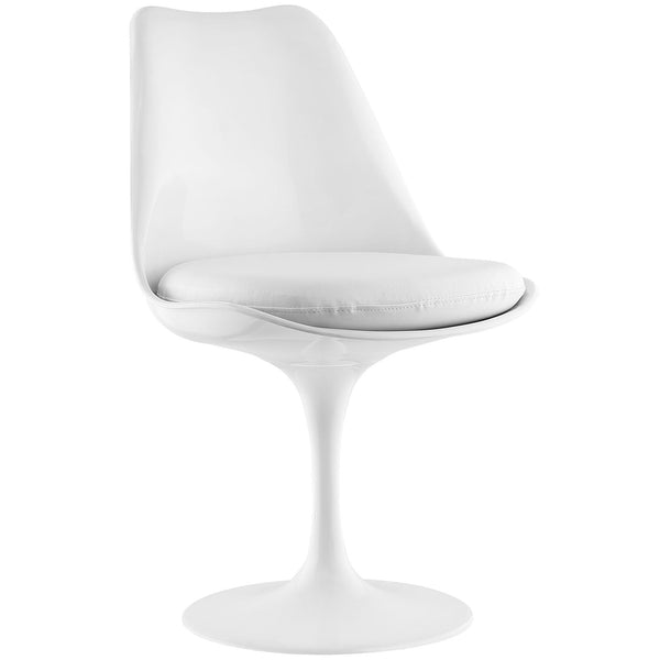 Lippa Dining Vinyl Side Chair - White