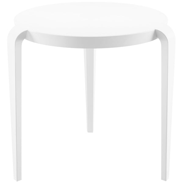 Spin Side Table - White