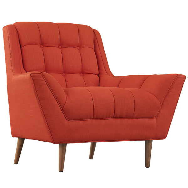 Response Fabric Armchair - Atomic Red