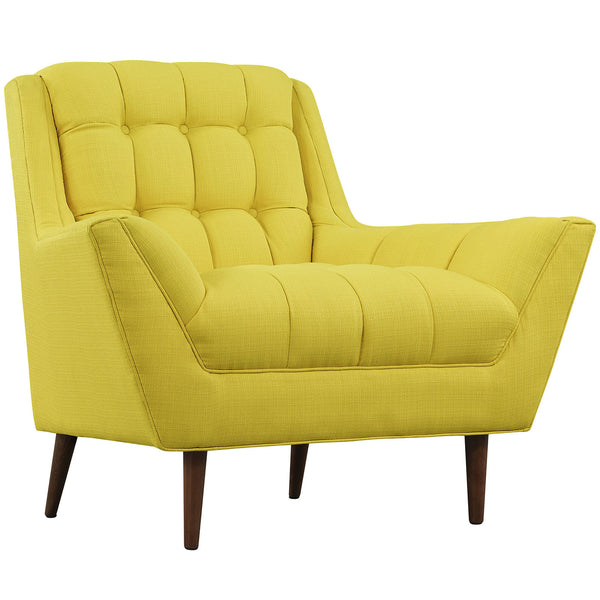 Response Fabric Armchair - Sunny