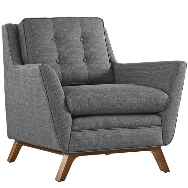 Beguile Fabric Armchair - Gray