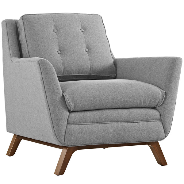 Beguile Fabric Armchair - Expectation Gray