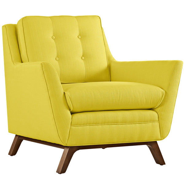 Beguile Fabric Armchair - Sunny