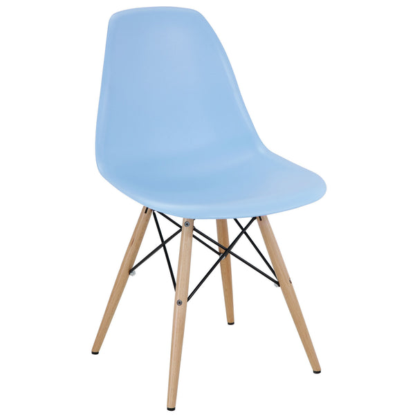 Pyramid Dining Side Chair - Light Blue