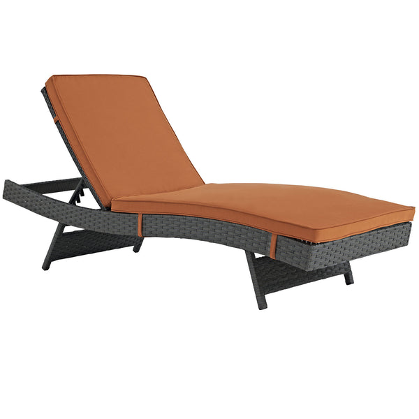 Sojourn Outdoor Patio Sunbrella® Chaise - Canvas Tuscan