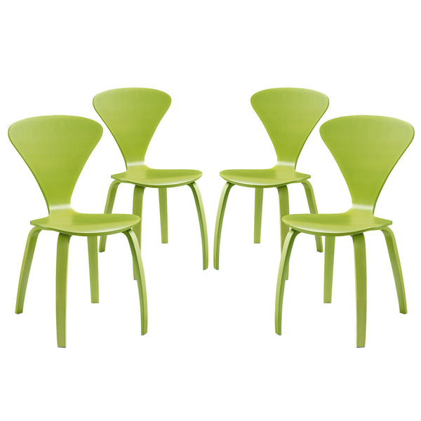Vortex Dining Chairs Set of 4 - Green